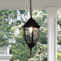 Купить Подвесной уличный светильник Elektrostandard Feba H черный (35147/H)