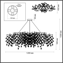 Купить Подвесная люстра Odeon Light 4970/14