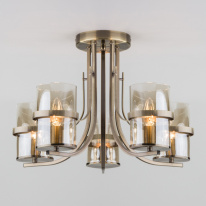 Фото Люстра на штанге Eurosvet 60085/5 античная бронза