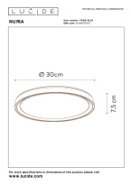 Фото Накладной светильник LUCIDE 79182/18/30