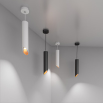 Купить с доставкой по Москве и России Подвесной светильник Eurosvet 7011 MR16 BK/GD черный/золото