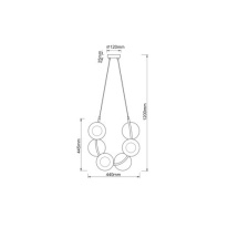 Подвесная люстра Vele Luce VL5004P61 Подвесная люстра Vele Luce VL5004P61 в интернет магазине Гет Лайт