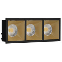 Фото Встраиваемый светильник LeDron RISE KIT 3 Black/Gold