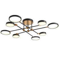 Фото Люстра на штанге Natali Kovaltseva LED LAMPS 81102/6C BRASS BLACK
