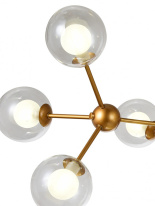 Купить Люстра на штанге Natali Kovaltseva VENTI 81422/8C GOLD SATIN