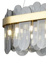 Купить Подвесная люстра Natali Kovaltseva VALENCIA 91000/15C GOLD SATIN