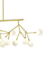 Цена на Люстра на штанге Natali Kovaltseva GRACE 75128/12C GOLD SATIN