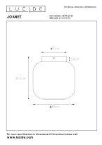 Купить Накладной светильник LUCIDE 45194/25/65