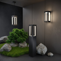 Садово-парковый светильник Elektrostandard 1529 TECHNO LED чёрный в интернет магазине Гет Лайт