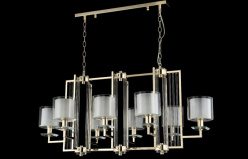 Подвесная люстра Crystal Lux NICOLAS SP8 L1000 GOLD/WHITE Купить Подвесная люстра Crystal Lux NICOLAS SP8 L1000 GOLD/WHITE
