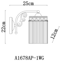 Бра ARTE Lamp A1678AP-1WG в интернет магазине Гет Лайт