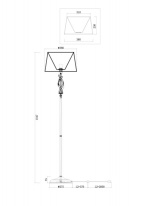 Торшер Freya FR2001FL-01G в интернет магазине Гет Лайт